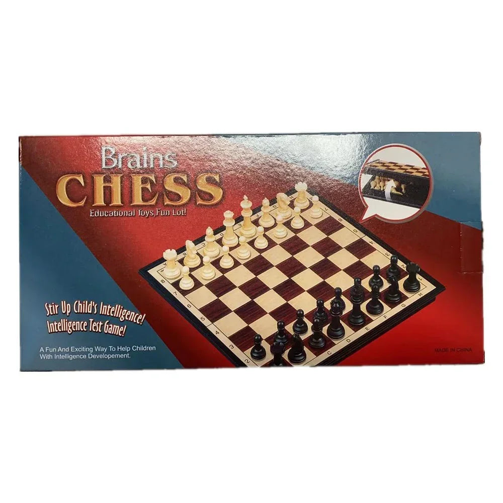 Chess game set with magnet box - Gold and Silver