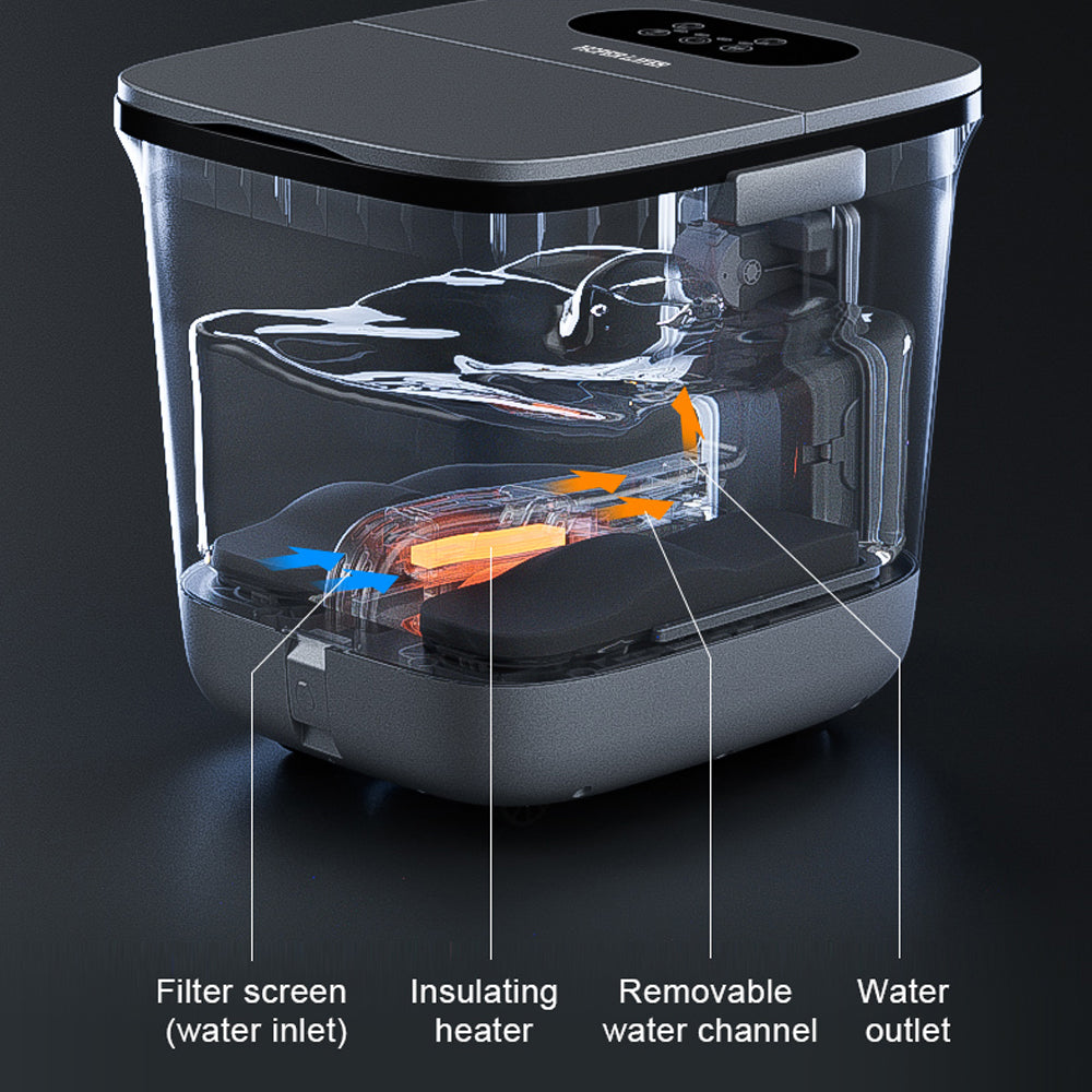 Circulating Heating Foot SPA Bath Massager Dry and Wet Dual-use WS-15