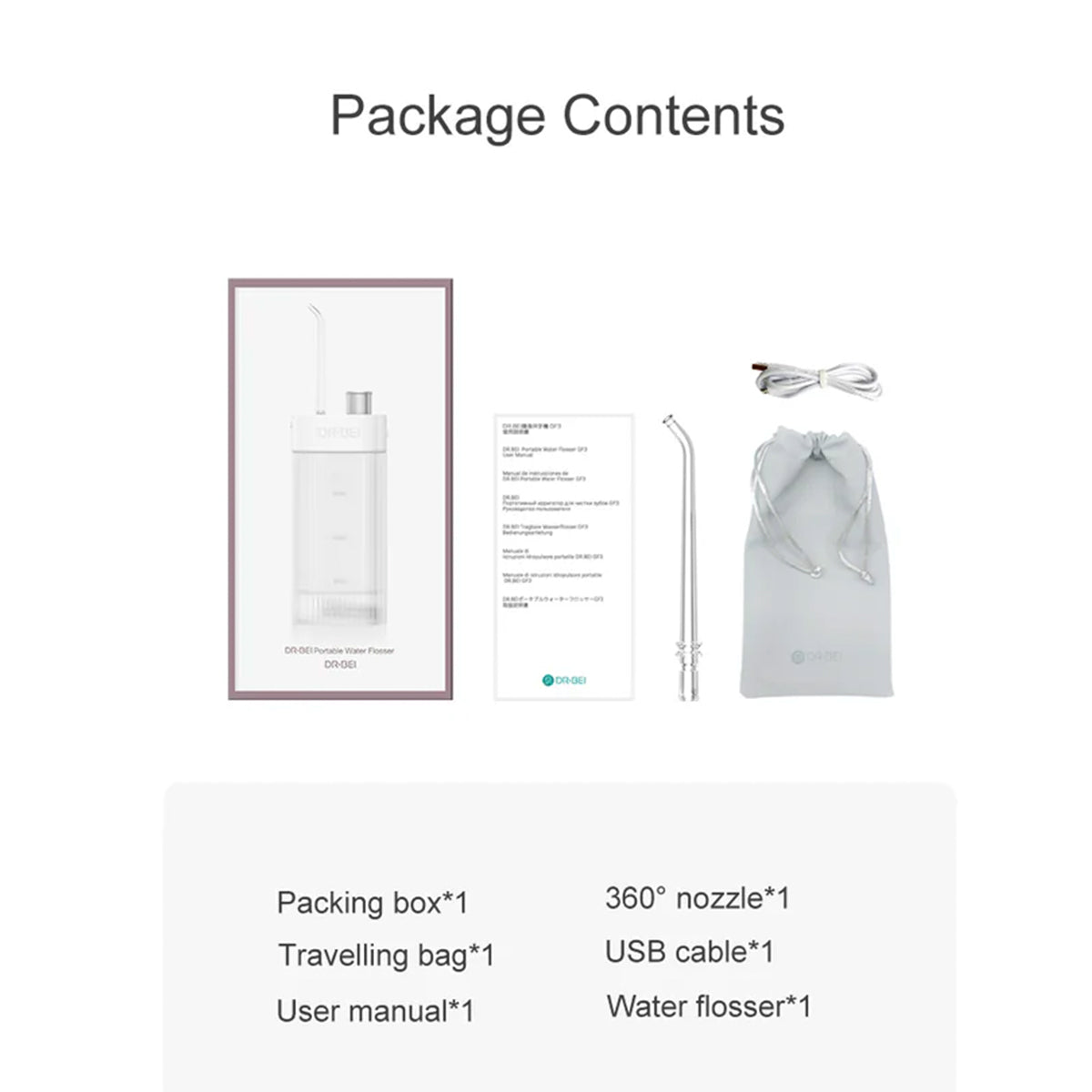 Portable Water Flosser GF3