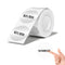 Niimbot Transparent Label Printing Paper Waterproof Label Sticker 50*50mm 150pcs  Round For B21/B3S/B1