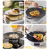 Grill Pan Nonstick 36cm Round BBQ Griddle Indoor or Outdoor Cooking