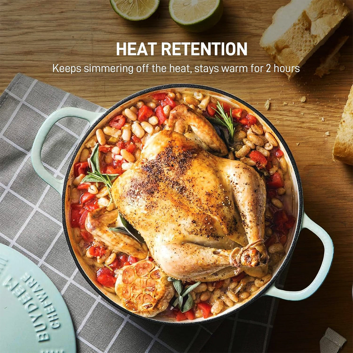 CP521 Enameled Cast-Iron Dutch Oven