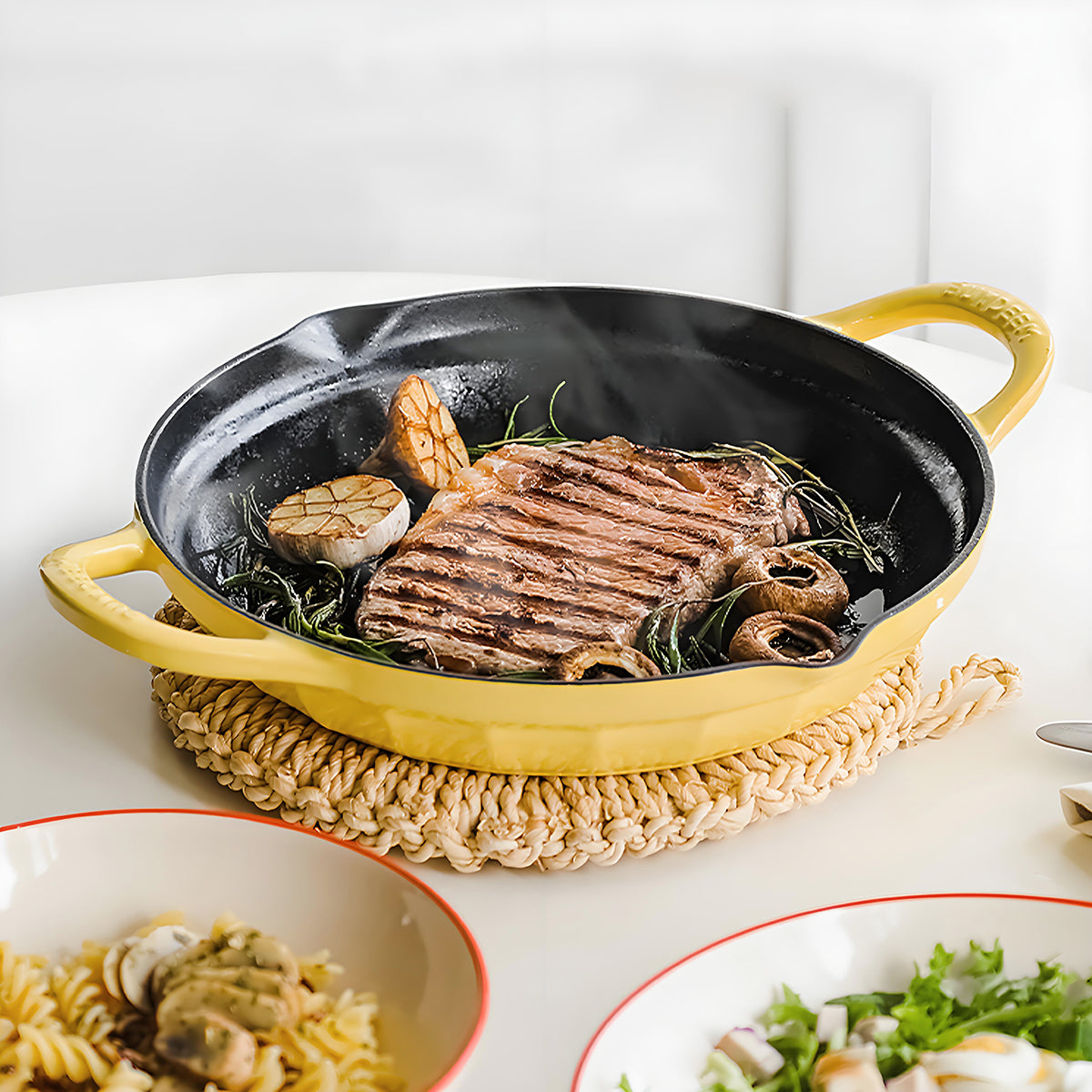 CP553 Enameled Cast Iron Grill Pan