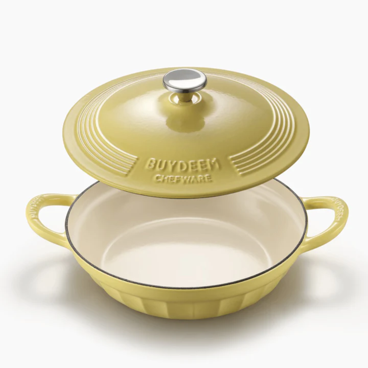 CP581 Enameled Cast Iron Dutch Oven Yellow