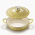 CP581 Enameled Cast Iron Dutch Oven Yellow