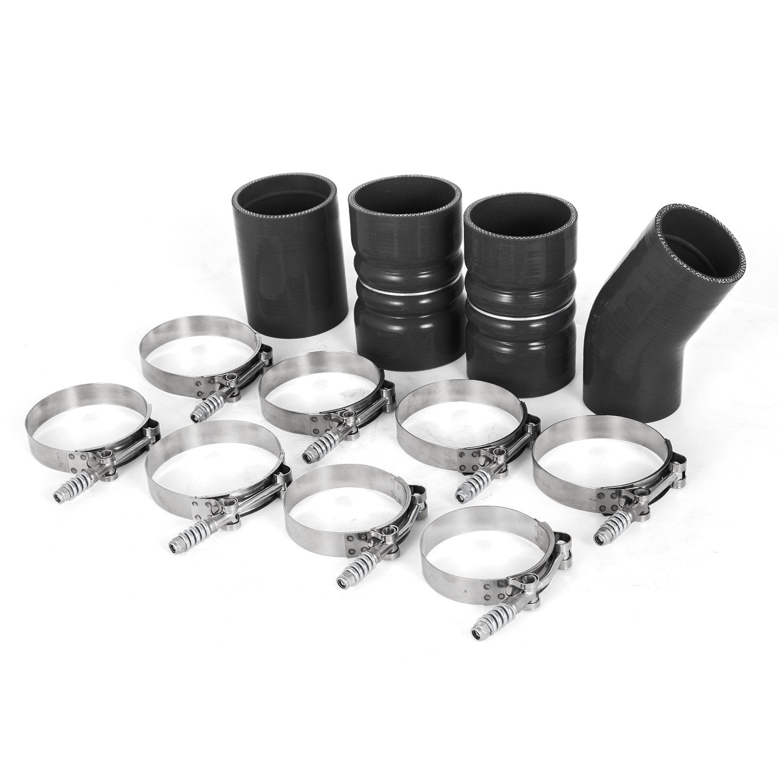 Turbo Intercooler Pipe & Boot Kit Silver for 03-07 Ford 6.0L Powerstroke Diesel