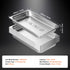 6 Pack Hotel Pans, Full Size Anti-Jam Steam Pan, 0.8mm Thick Stainless Steel Restaurant Steam Table Pan, 2.5-Inch Deep Commercial Table Pan, Catering Storage Food Pan, for Industrial & Scientifi