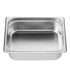 8 Pack Hotel Pans, 1/2 Size Anti-Jam Steam Pan with Lid, 0.8mm Thick Stainless Steel Steam Table Pan, 4-Inch Deep Commercial Table Pan, Catering Storage Food Pan, for Industrial & Scientific