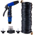 RV Water Pump 5.3 GPM 5.5 Gallons Per Minute 12V Water Pump Automatic 70 PSI Diaphragm Pump with 25 Foot Coiled Hose Washdown Pumps for Boats Caravan Rv Marine Yacht