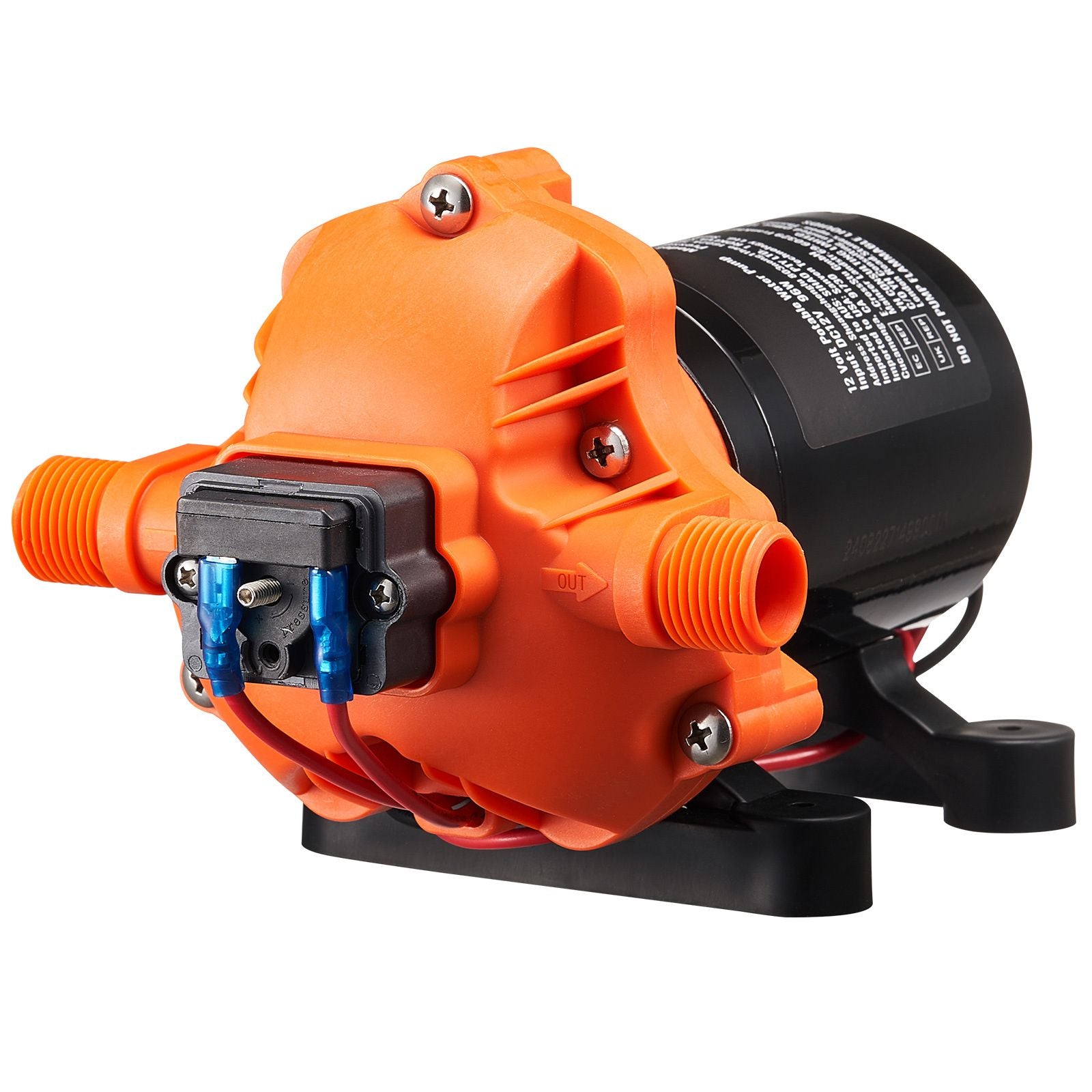 Diaphragm Pump 3GPM 11.36 L/min 3-Chamber Water Pump Pressure Switch