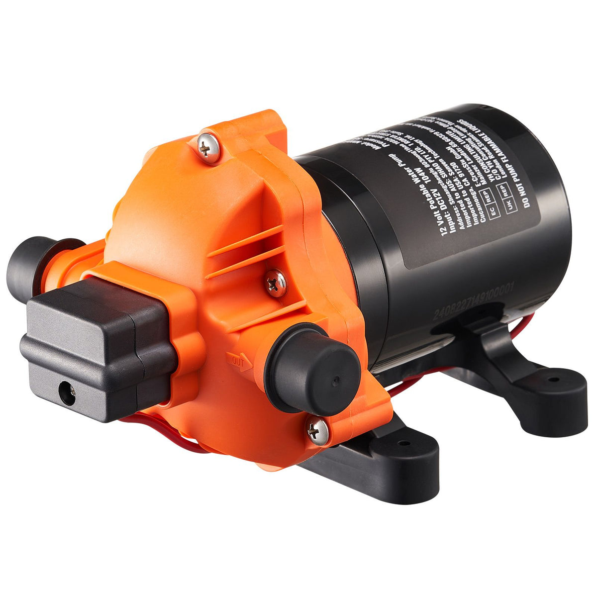 Diaphragm Pump 3.5GPM 13.25L/min 3-Chamber Water Pump Pressure Switch