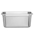 8 Pack Hotel Pans, 1/3 Size Anti-Jam Steam Pan with Lid, 0.8mm Thick Stainless Steel Steam Table Pan, 6-Inch Deep Commercial Table Pan, Catering Storage Food Pan, for Industrial & Scientific