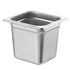 6 Pack Hotel Pans, 1/6 Size Anti-Jam Steam Pan, 0.8mm Thick Stainless Steel Restaurant Steam Table Pan, 6-Inch Deep Commercial Table Pan, Catering Storage Food Pan, for Industrial & Scientific
