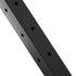 Cable Railing Post, 36" x 1" x 2" Steel L-Shaped Hole Corner Railing Post, 10 Pre-Drilled Holes, SUS304 Stainless Steel Cable Rail Post with Horizontal and Curved Bracket, 1-Pack, Black ,91.4*2.5*5 cm