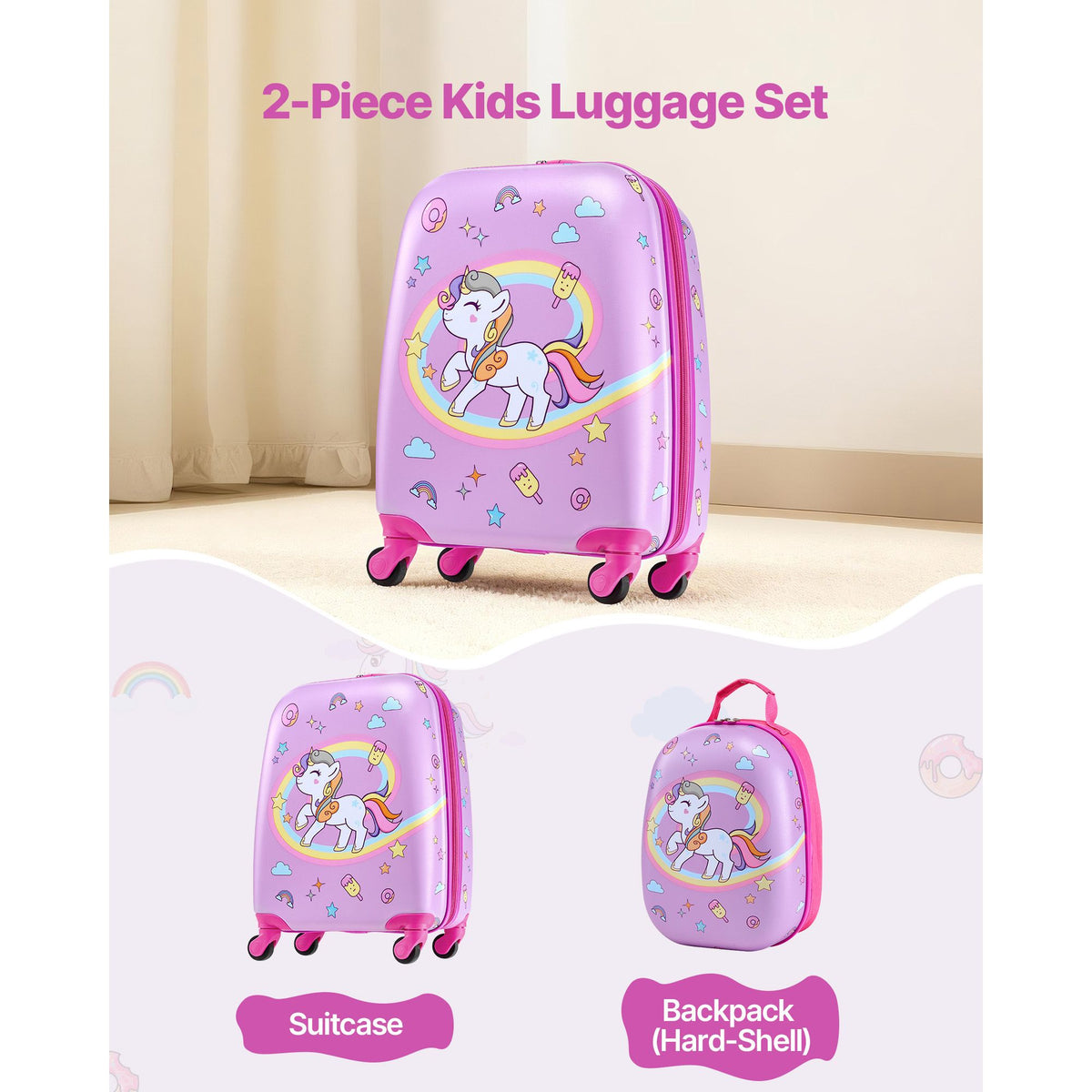 Kids Luggage Set 2 Piece 18