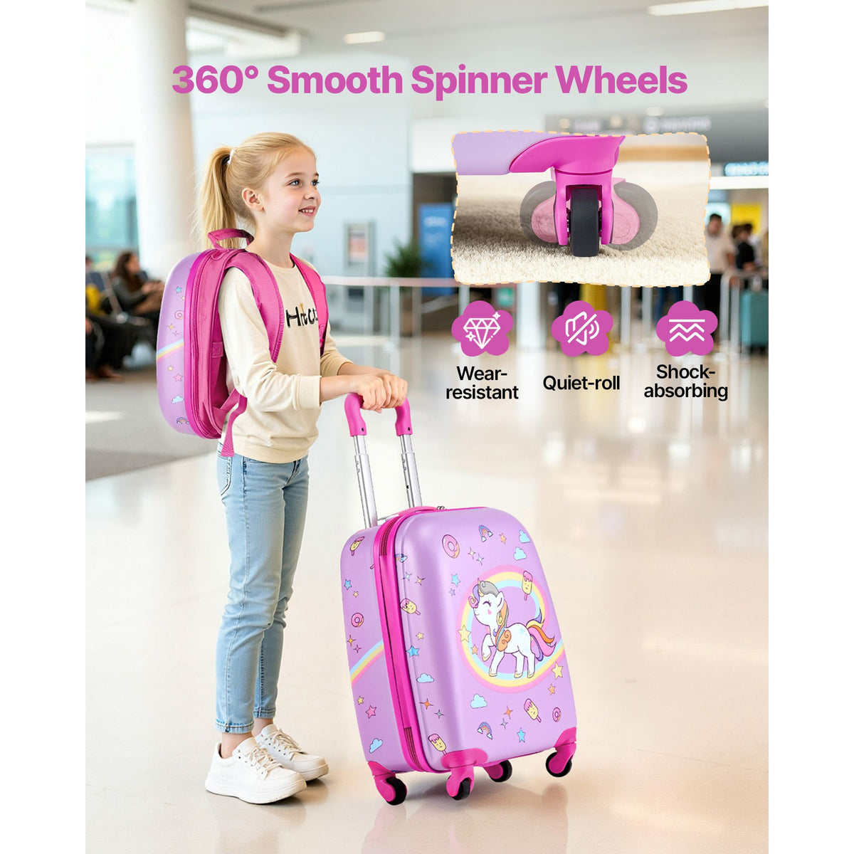 Kids Luggage Set 2 Piece 18