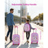 Kids Luggage Set 2 Piece 18" Unicorn Carry On Suitcase & Backpack