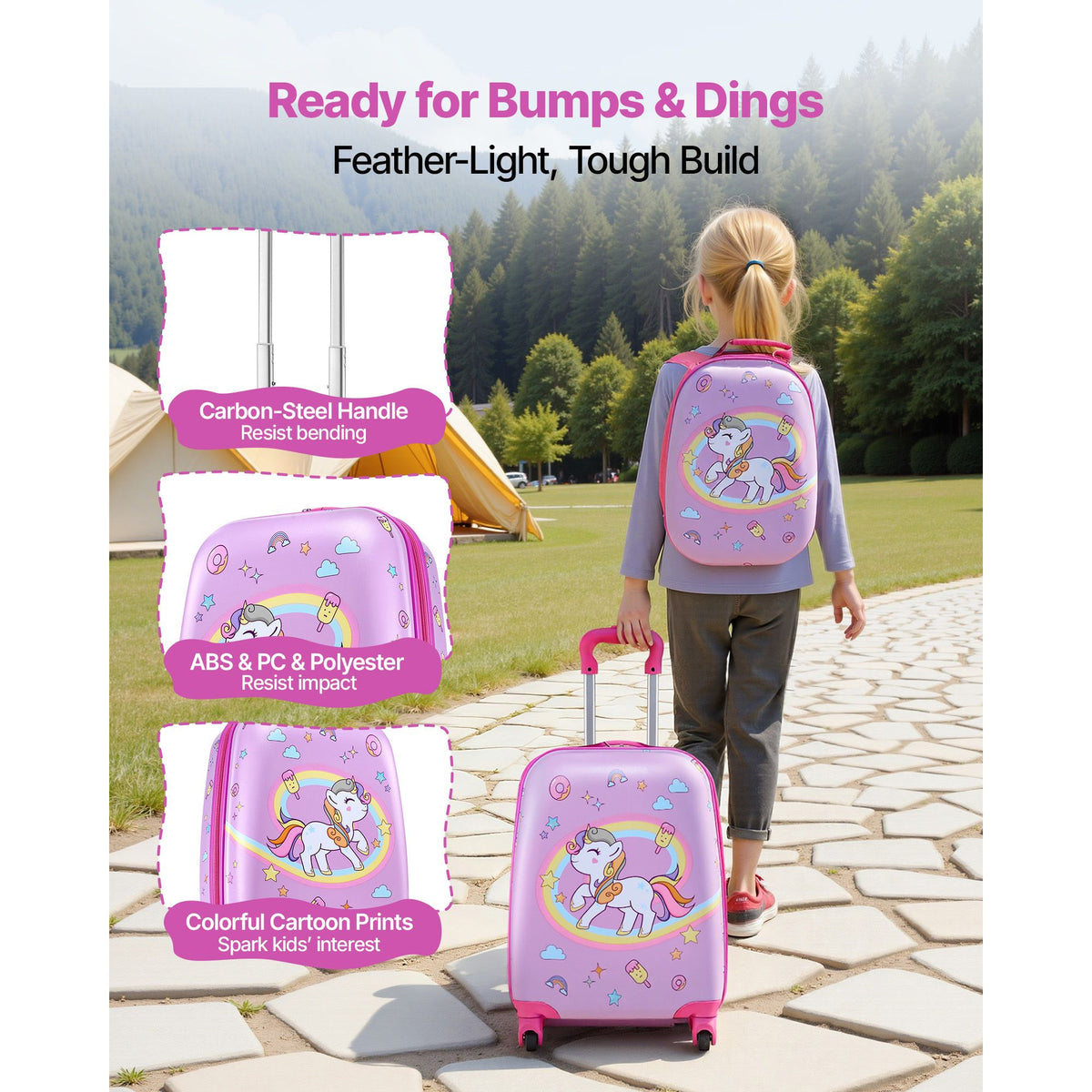 Kids Luggage Set 2 Piece 18