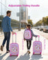 Kids Luggage Set, 2 Piece, 45.7 cm Hardside Rolling Wheels Suitcase with Hard-Shell Backpack, Unicorn Kids Carry on Luggage Set, Holiday Birthday Present for Girls & Boys, Airline Approved