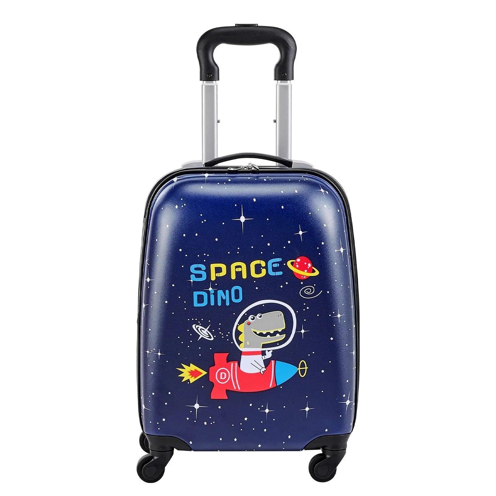 Kids Luggage Set, 2 Piece, 45.7 cm Hardside Rolling Wheels Suitcase with Hard-Shell Backpack, Dinosaur Kids Carry on Luggage Set, Holiday Birthday Present for Girls & Boys, Airline Approved