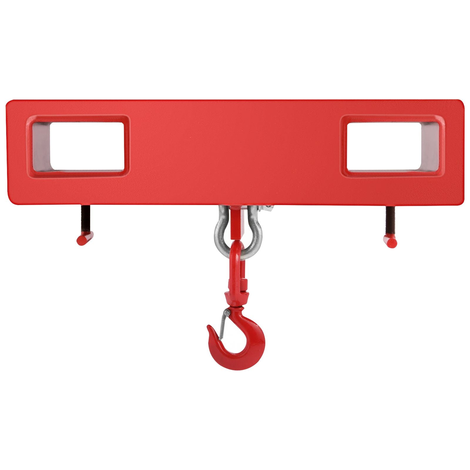 Forklift Lifting Hook 4400LBS Swivel Crane Attachment Fork Forklift Hoist