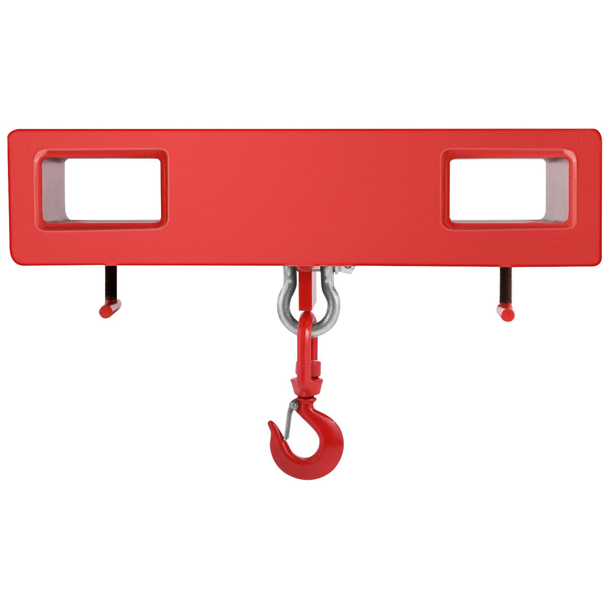 Forklift Lifting Hook 4400LBS Swivel Crane Attachment Fork Forklift Hoist