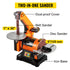 Belt Sander 300W Grinder Sander 1 x 30 Inch Electric Belt & Disc Sander 2950 RPM Variable Speed (300W)