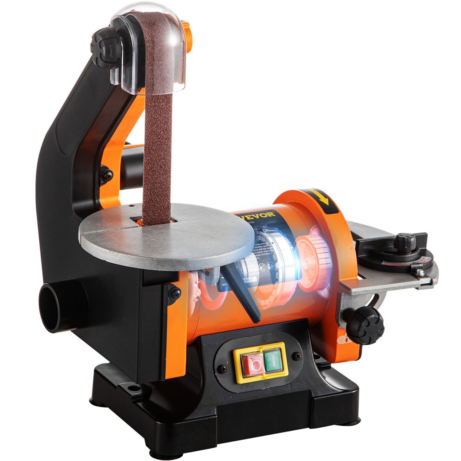 Belt Sander 300W Grinder Sander 1 x 30 Inch Electric Belt & Disc Sander 2950 RPM Variable Speed (300W)