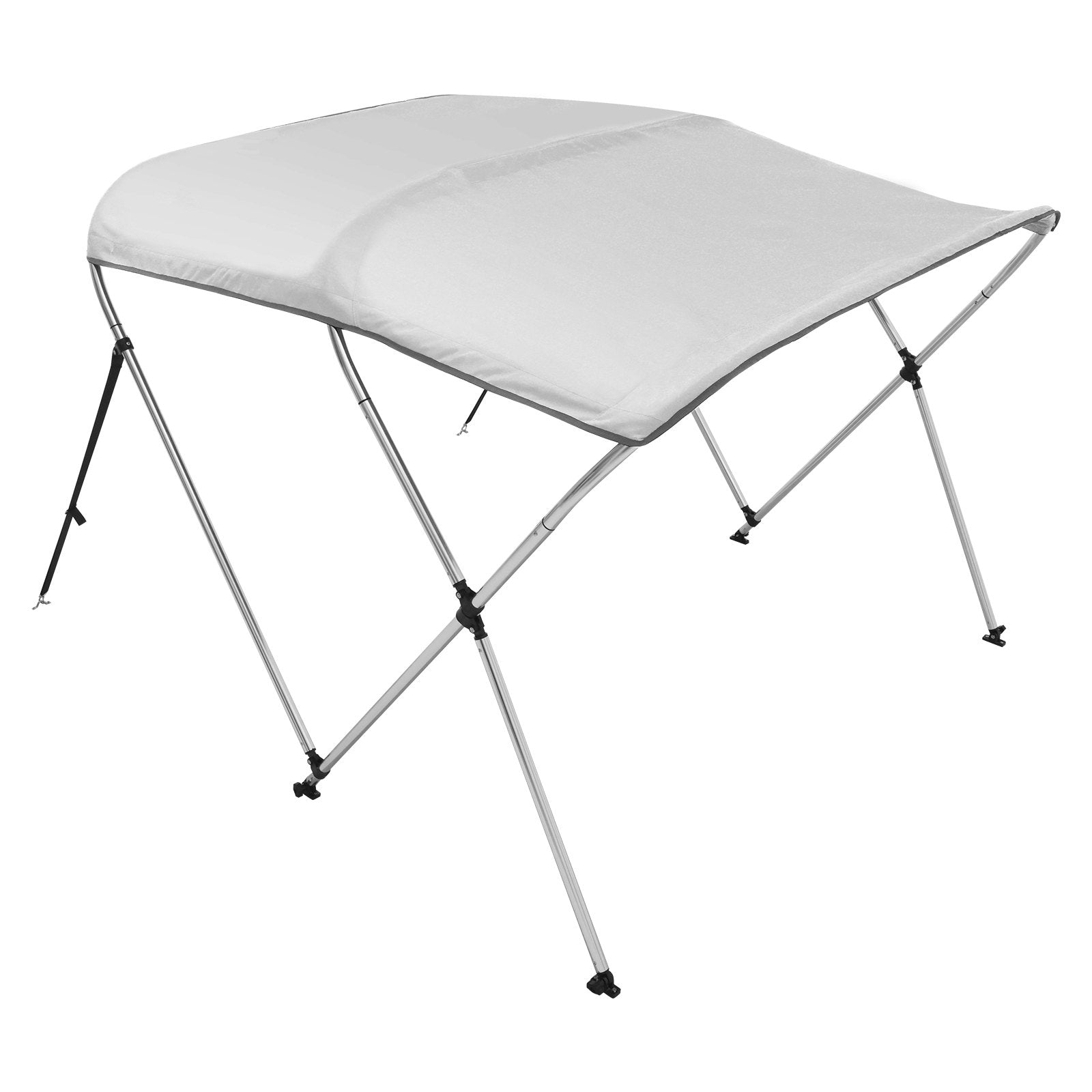 3 Bow Bimini Top Boat Cover, 900D Polyester Canopy with 1