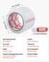 Clear Packing Tape 6 Rolls 65 Yards Heavy Duty Clear Packing Tapes 2.7 Mil
