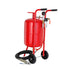 10Gal/40L Sandblaster Equipped w/Nozzle Shut-Off Valve Pressure Gauge Ceramic Nozzle Rubber Wheels Grit Power Sand Blasters Portable Sandblasting Equipment