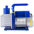 Vacuum Pump 4.8CFM 1/3HP Air Vacuum Pump HVAC A/C Air Refrigerant Rotary Vane Vacuum Pump Single Stage 4 Valve AC Manifold Gauge Set (4.8CFM1/3HP)
