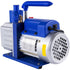 Vacuum Pump 4.8CFM 1/3HP Air Vacuum Pump HVAC A/C Air Refrigerant Rotary Vane Vacuum Pump Single Stage 4 Valve AC Manifold Gauge Set (4.8CFM1/3HP)