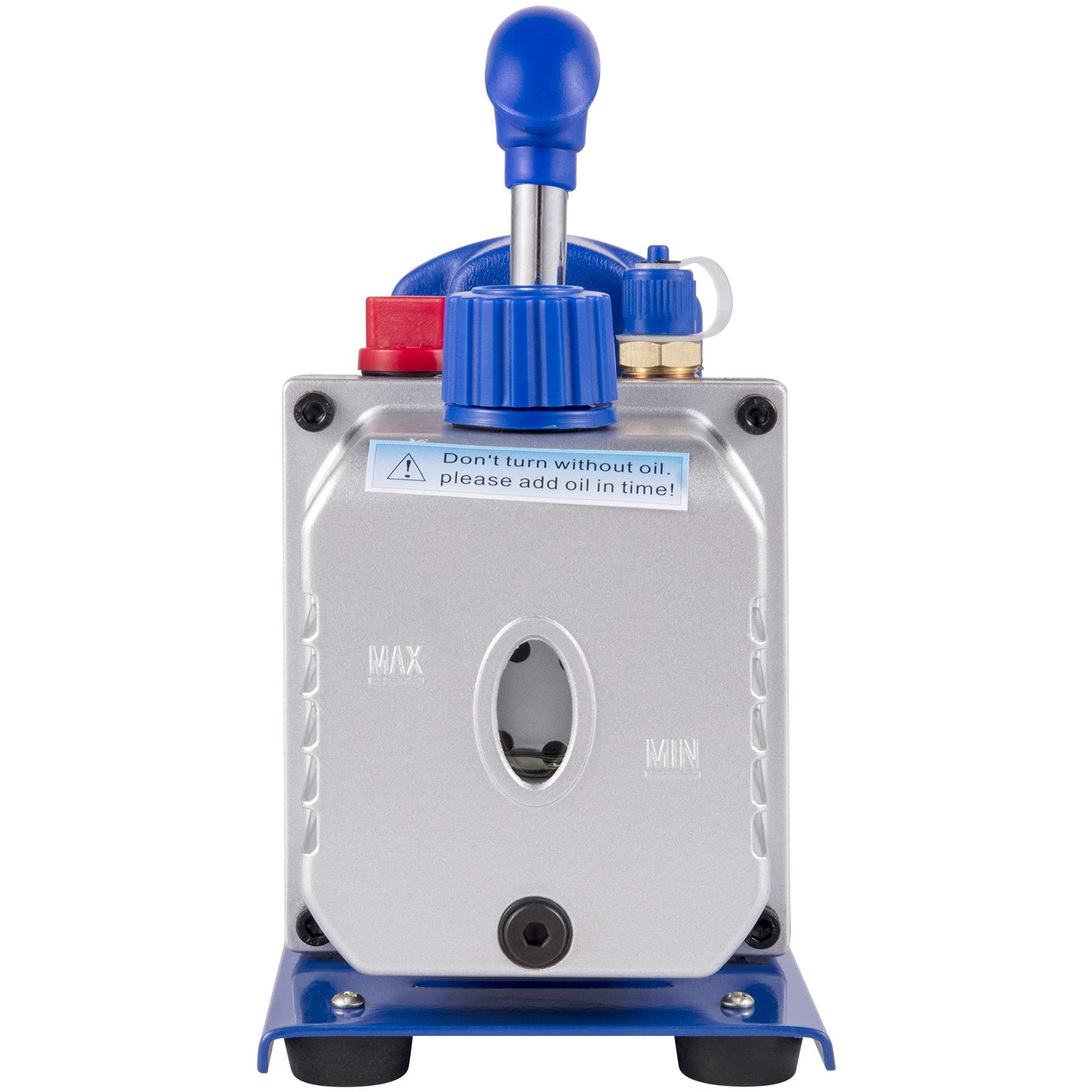 Vevor 4CFM 1/4HP Rotary Vane Vacuum Pump + R134AManifold Gauge Tester Charging +Hose