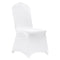 Stretch Spandex Folding Chair Covers, Universal Fitted Chair Cover, Removable Washable Protective Slipcovers, for Wedding, Holiday, Banquet, Party, Celebration, Dining (50PCS White)