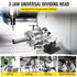 BS-0 Dividing Head 5 Inch, Precision Dividing Head Set with 5" 3-jaw Chuck & Tailstock Dividing Plates for Milling Machine