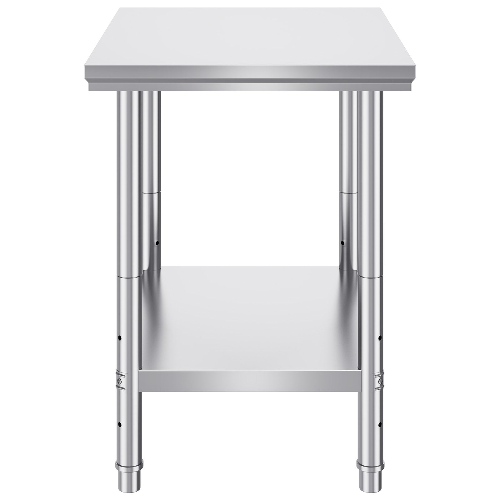 Commercial Worktable & Workstation 24 x 30 x 32 Inch Stainless Steel Work Table Heavy Duty Commercial Food Prep Work Table for Home, Kitchen, Restaurant Metal Prep Table with Adjustable Feet