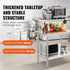 910x610mm Stainless Steel Kitchen Bench Commercial Work Food Prep Table