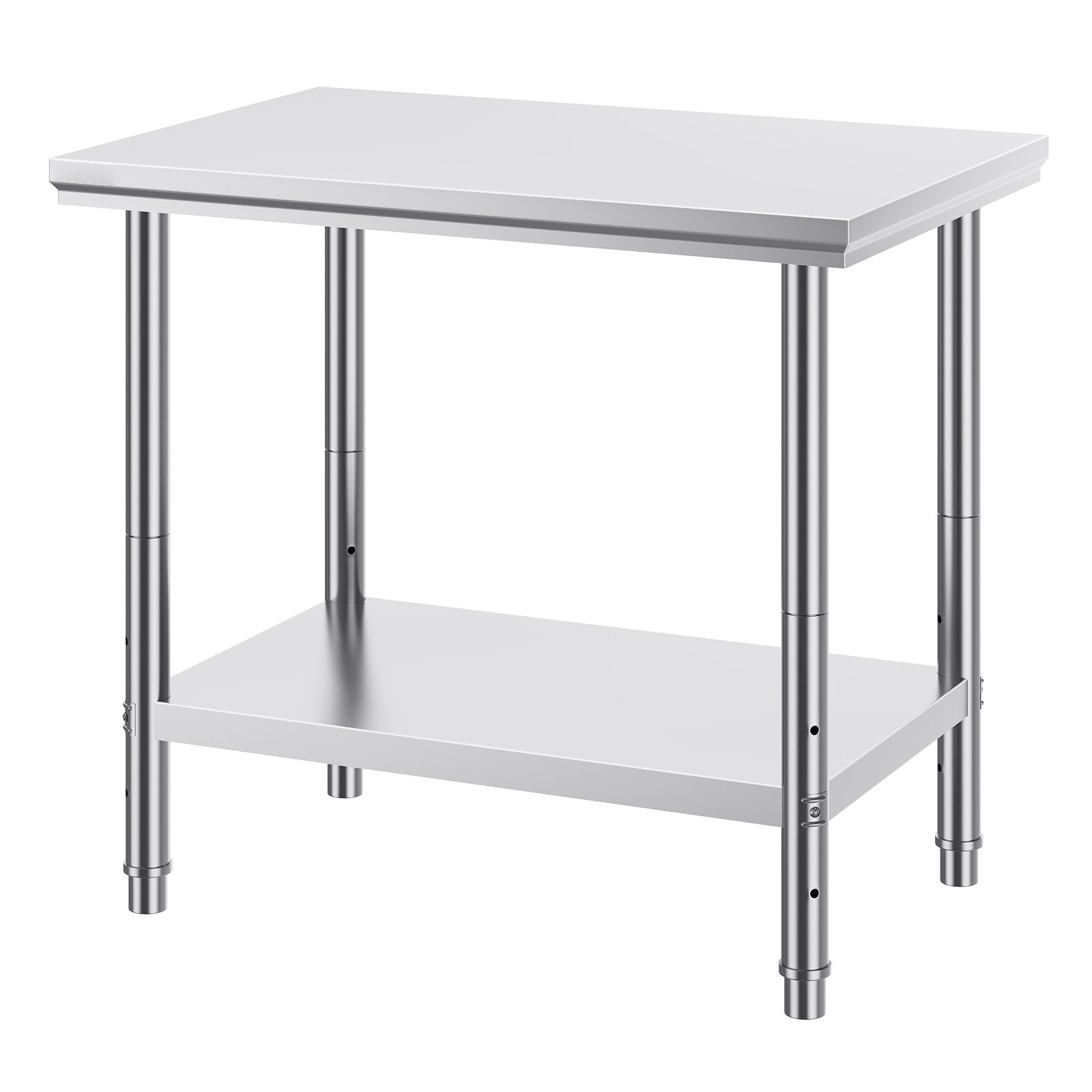910x610mm Stainless Steel Kitchen Bench Commercial Work Food Prep Table