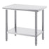 910x610mm Stainless Steel Kitchen Bench Commercial Work Food Prep Table