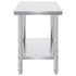 910x610mm Stainless Steel Kitchen Bench Commercial Work Food Prep Table