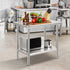 910x610mm Stainless Steel Kitchen Bench Commercial Work Food Prep Table