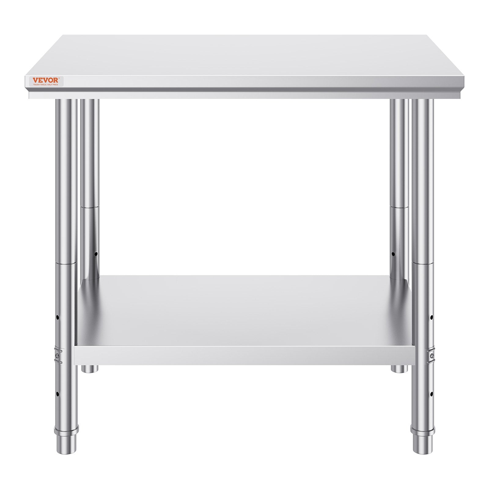 910x610mm Stainless Steel Kitchen Bench Commercial Work Food Prep Table