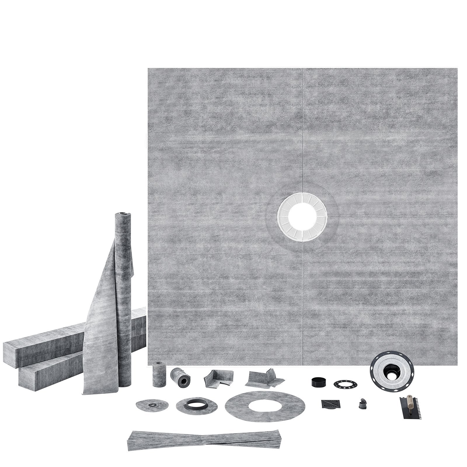 Shower Curb Kit, 1828x1828mm, 72