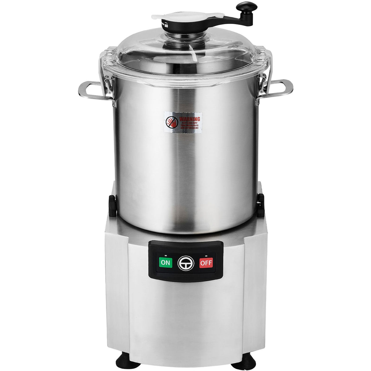 Food Processor & Vegetable Chopper, 18L Food-Grade Stainless Steel Food Processor Chopper with S-Curve Blade and Scraper, Ideal for Chopping Vegetables, Fruit, Grains, Nuts