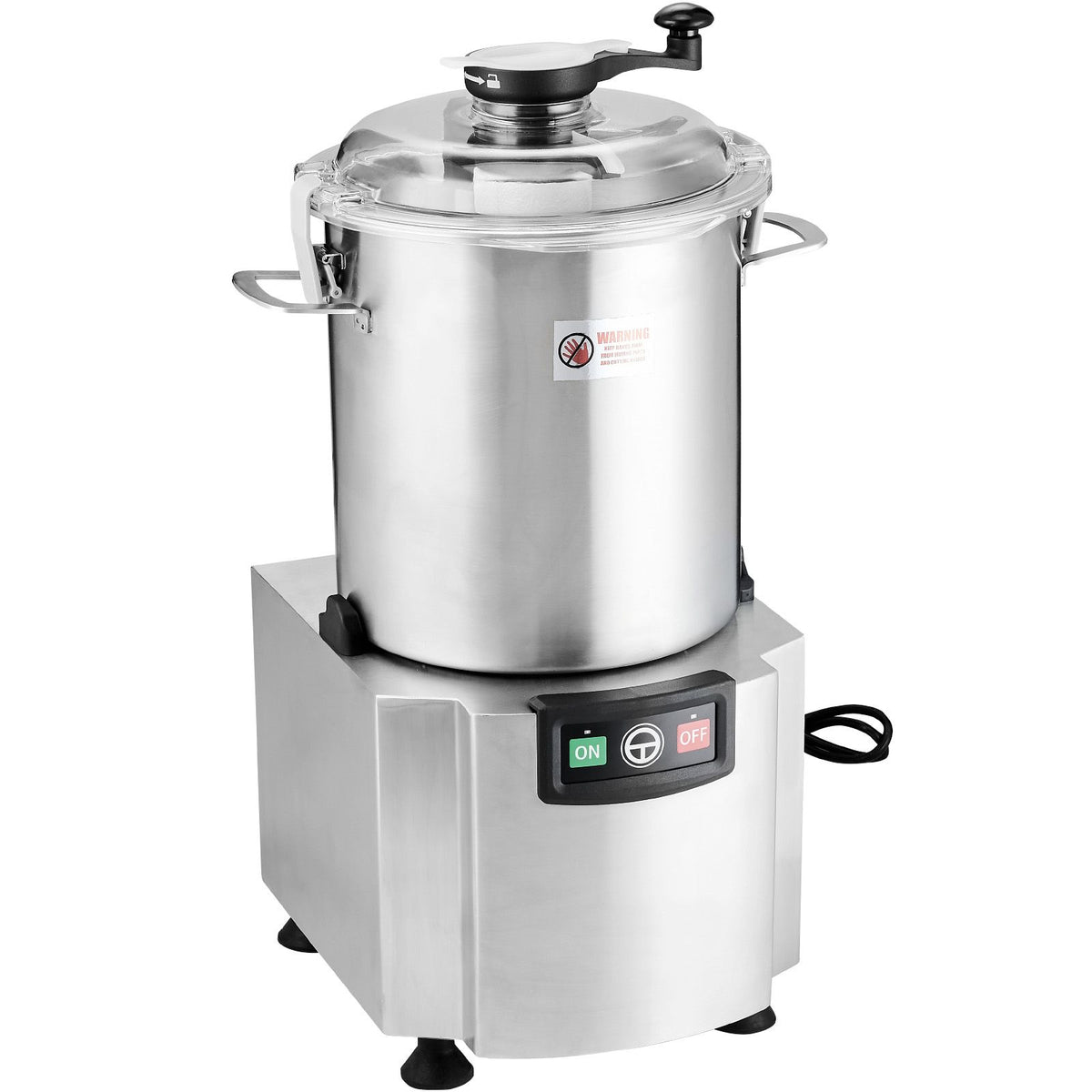 Food Processor & Vegetable Chopper, 18L Food-Grade Stainless Steel Food Processor Chopper with S-Curve Blade and Scraper, Ideal for Chopping Vegetables, Fruit, Grains, Nuts