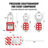 Electrical Lockout Tagout Kit, 59 PCS Safety Lockout Tagout Station With Padlocks, Hasps, Tags, Ties, Plug Lockout, Circuit Breaker Lockouts, Valve Lockouts, Cable Lockout, Lockout Bag, Box
