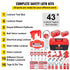 42 PCS Lockout Tagout Kits Electrical Loto Kit for Electrical Risk Removal