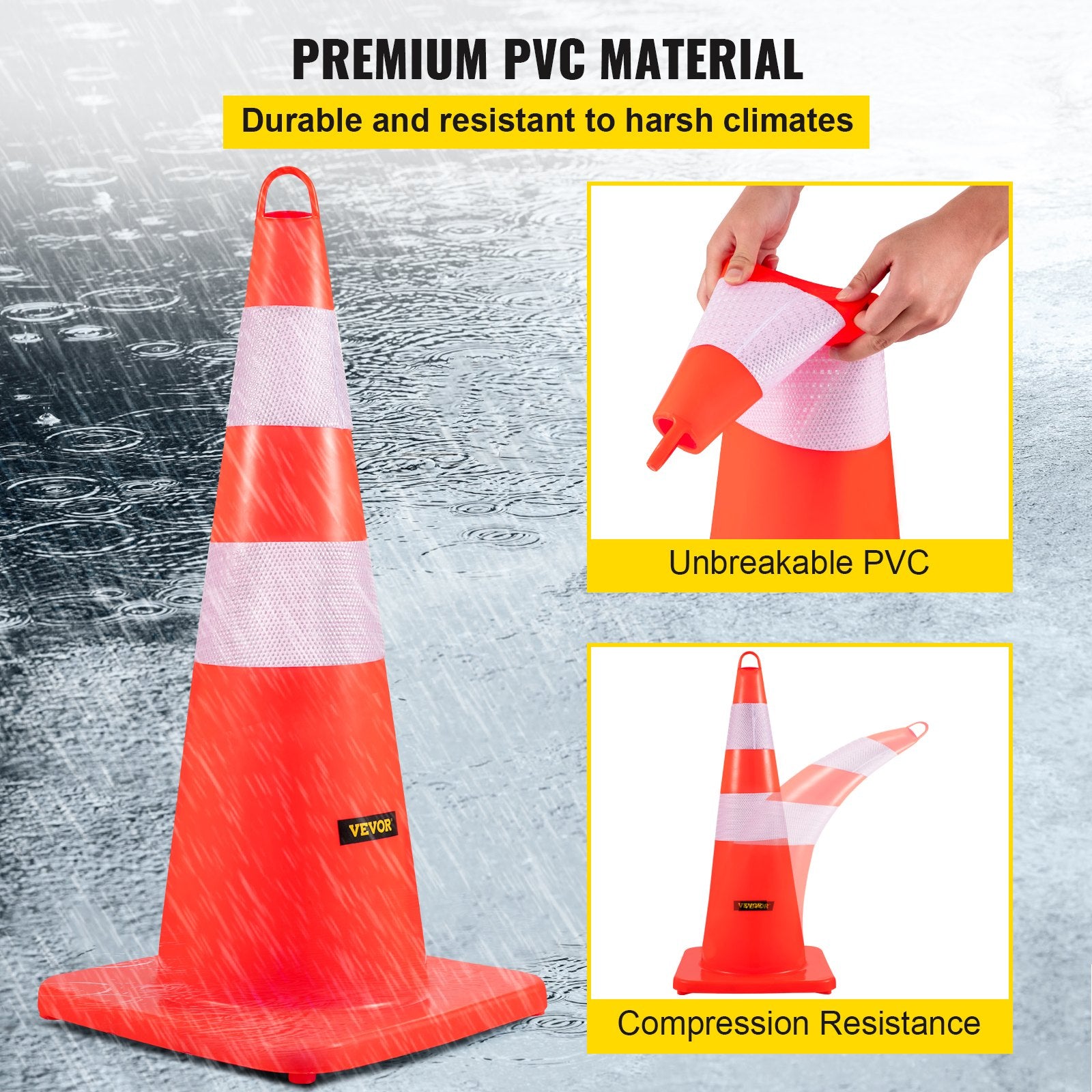 Safety Cones, 10PCS 28\