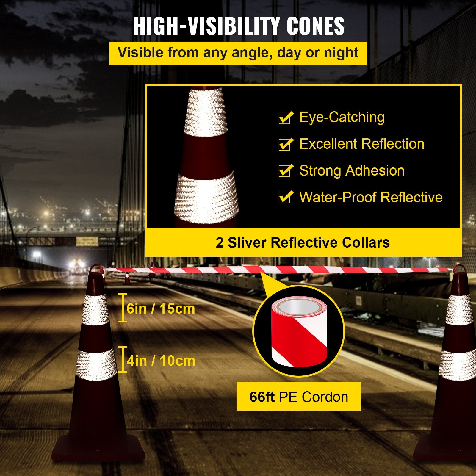 Safety Cones, 10PCS 28\